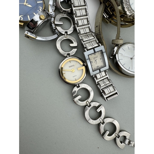 937 - Watches: Watches: A quantity of ladies and gents quartz watches, assorted makers. (10)