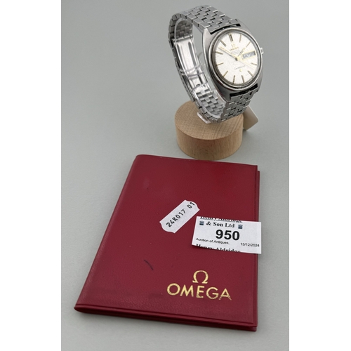 950 - Watches: Watches: A man's Omega Automatic Constellation Chronometer, c.1970s, with 751 cal automatic... 