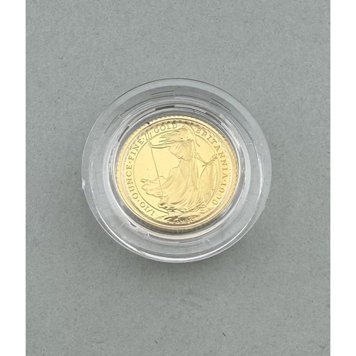 979 - Coins: Coins: A Royal Mint issued limited edition encapsulated proof Britannia 1/10oz gold sovereign... 