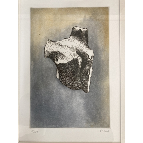 238 - Henry Moore (British 1898-1986): Signed limited edition etching/aquatint 'Dante Stone IV' signed in ... 