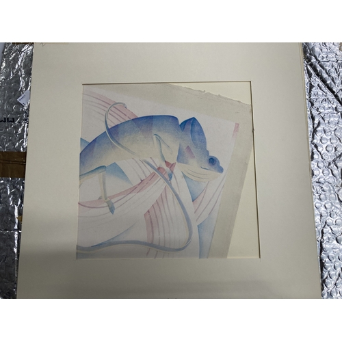 326 - Pictures: Meryl Watts signed limited edition print 10/50 Chameleon circa 1970-1990, image sight size... 