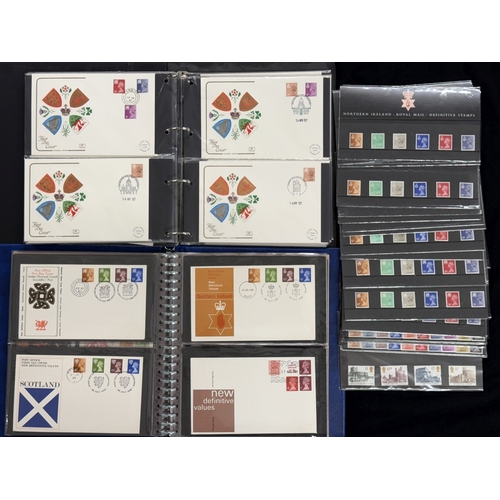 377 - Stamps: Mint presentation packs in seven Stanley Gibbons albums with a date range from 1969-1991 all... 