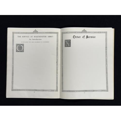 386 - Royalty: Official Souvenir Programme for the Coronation of His Majesty King Edward VIII, 32 pages. A... 