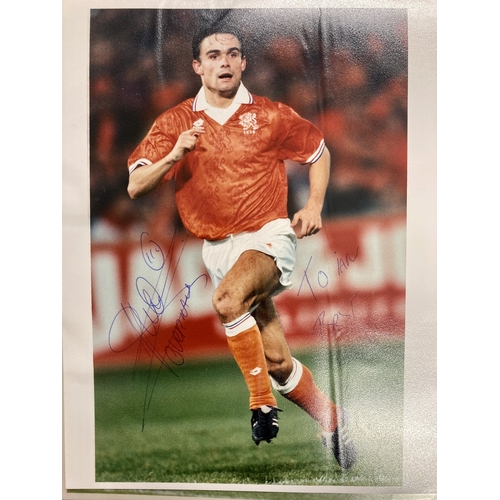 406 - Sporting Autographs: A large collection of signed Football photographs bearing the signatures of mos... 