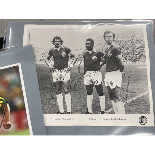 408 - Sporting Autographs: A large collection of signed Football photographs bearing the signatures of mos... 