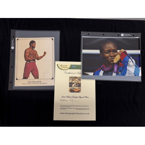 416 - Sporting Autographs: A large collection of signed photographs bearing the signatures of Boxers inclu... 