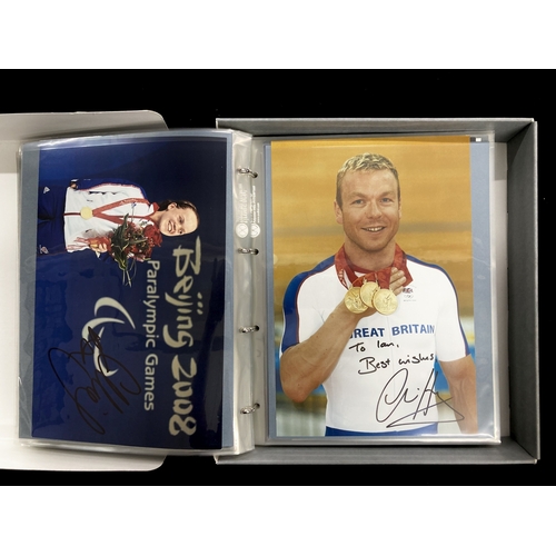 420 - Sporting Autographs: A large collection of signed photographs bearing the signatures of sportspeople... 