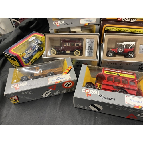 493 - Toys: Diecast Toy Cars - Corgi Classics, Ford Model T C877, 875, 864, 865, 876, Collectors Classics.... 