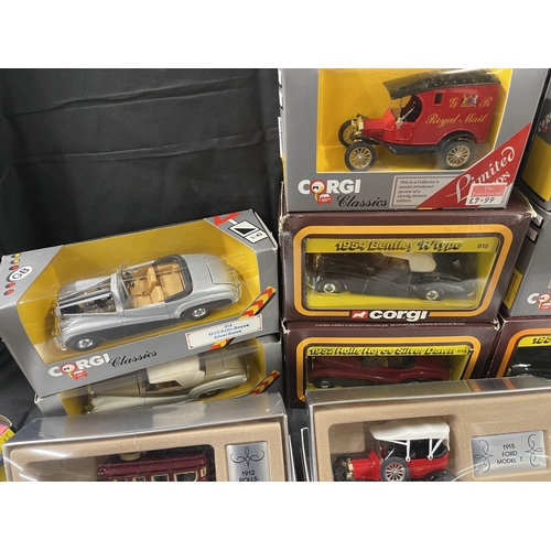 493 - Toys: Diecast Toy Cars - Corgi Classics, Ford Model T C877, 875, 864, 865, 876, Collectors Classics.... 