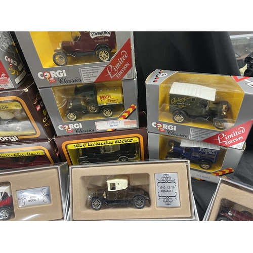 493 - Toys: Diecast Toy Cars - Corgi Classics, Ford Model T C877, 875, 864, 865, 876, Collectors Classics.... 