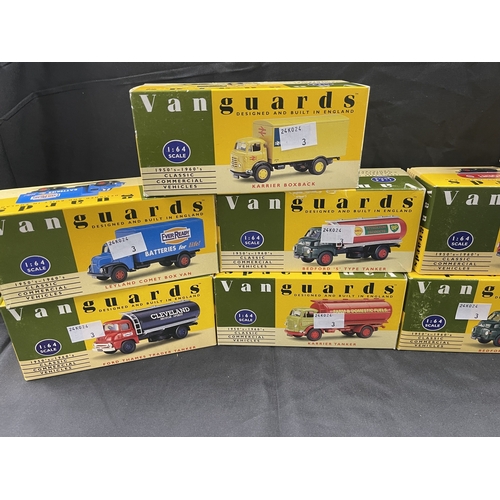 495 - Vanguards 1:64 1950s-1960s: Classic Commercial Vehicles - VA9002, VA7001 x 2, VA7000, VA3000, VA2000... 