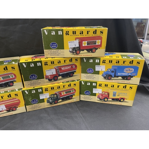 495 - Vanguards 1:64 1950s-1960s: Classic Commercial Vehicles - VA9002, VA7001 x 2, VA7000, VA3000, VA2000... 