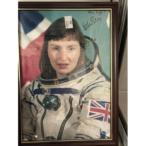 532 - Space Exploration: Signed photograph of Helen Sharman the first Briton in space, a photograph of Nei... 