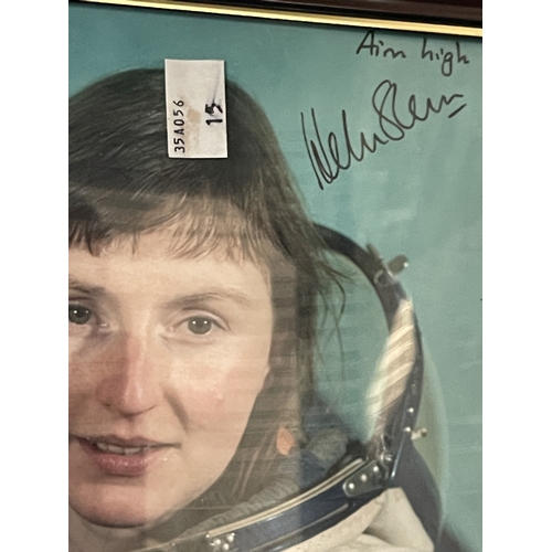 532 - Space Exploration: Signed photograph of Helen Sharman the first Briton in space, a photograph of Nei... 