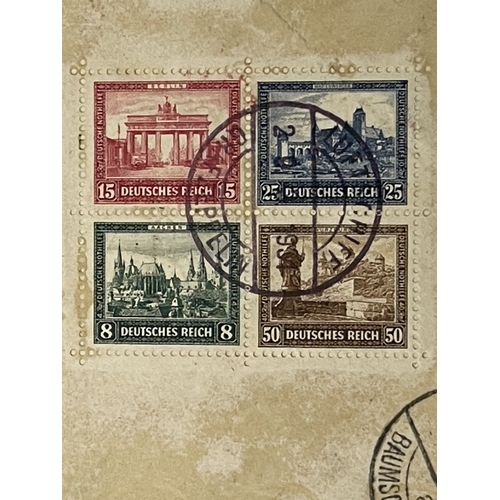 539 - Stamps: Postal History, Aviation History Germany. SG MS464a, 1930 International Philatelic Exhibitio... 