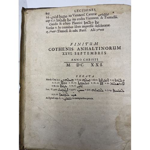 578 - Books: The Starbuck family of Nantucket. Novum Testamentum Syriace. Syriac text with Latin translati... 