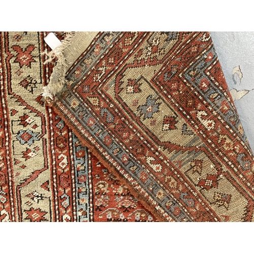 94 - Rugs & Carpets:  Savouk Persian carpet 20-30 years old, machine woven wool carpet, blue ground 2... 