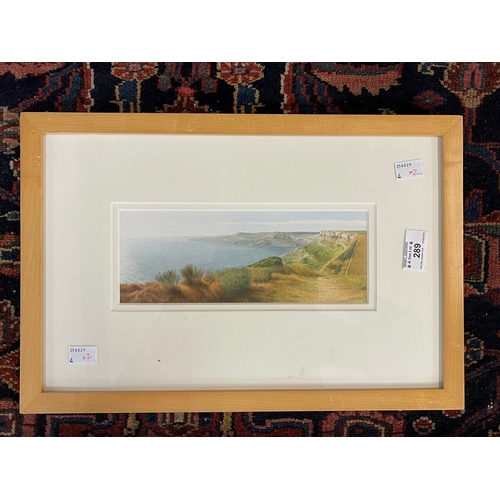 289 - Pictures: Joseph Halfpenny (1748-1811) A watercolour on paper signed lower left 'A highland view' wi... 