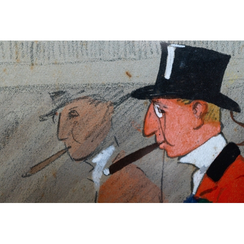 15 - Pictures Charles Johnson Payne 'Snaffles' (British, 1884-1967) 'Foxcatchers', c.1934 Print on paperS... 