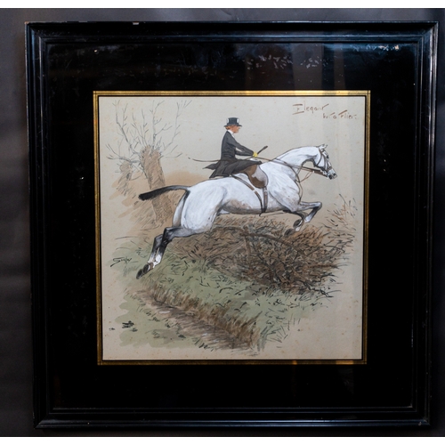 15 - Pictures Charles Johnson Payne 'Snaffles' (British, 1884-1967) 'Foxcatchers', c.1934 Print on paperS... 