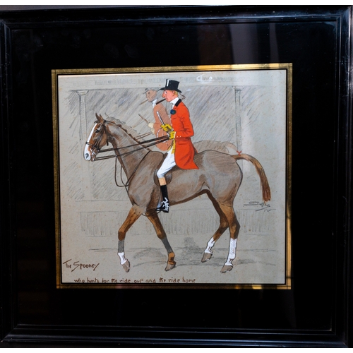 15 - Pictures Charles Johnson Payne 'Snaffles' (British, 1884-1967) 'Foxcatchers', c.1934 Print on paperS... 
