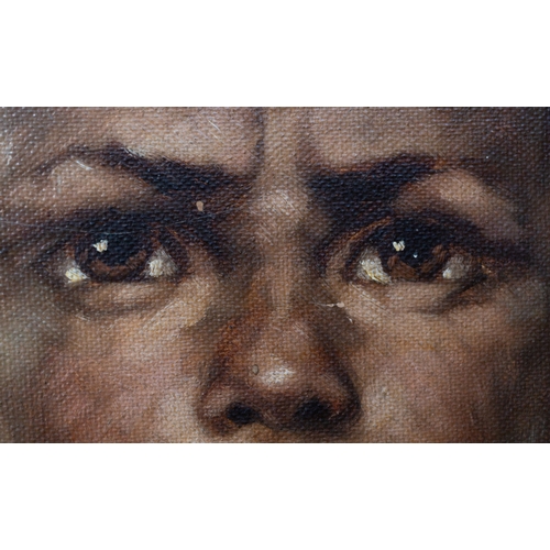 27 - Paintings A. Mayer (20th century)Portrait of a young boyOIl on canvasSigned bottom rightIn a contemp... 