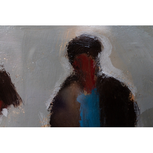 28 - Paintings Donald McIntyre RCA (1923-2009) Lobster FishermenSigned 'DMc' bottom right Oil on boardFra... 