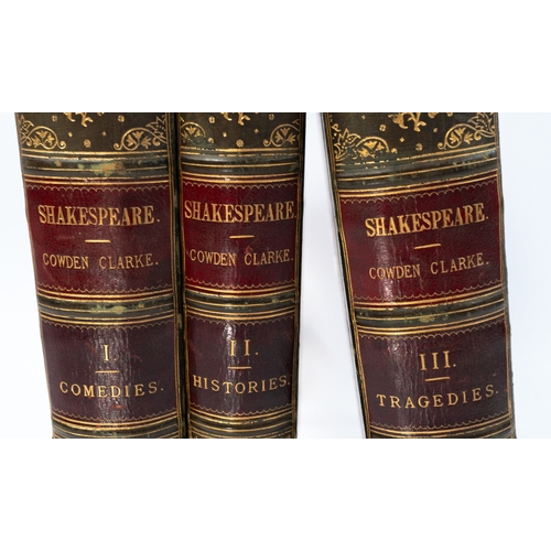 33 - Books: The Plays Of William Shakespeare, edited and annotated by Charles and Mary Cowden Clarke, ill... 