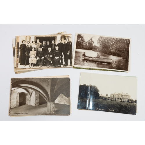36 - Postcards: an early 20th century album containing numerous photographic and printed topographical po... 