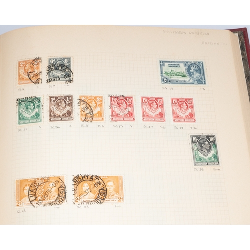 37 - Stamps: two part filled 'Senator' stamp albums by Stanley Gibbons, one Commonwealth, one the rest of... 