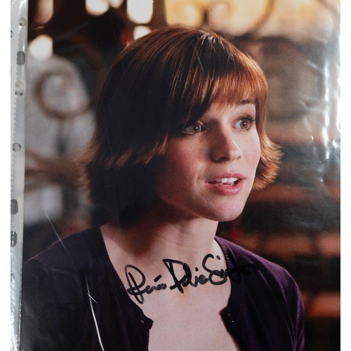 41 - Signed photographs Eight authenticated signed photographs of American actors, one a group shot from ... 