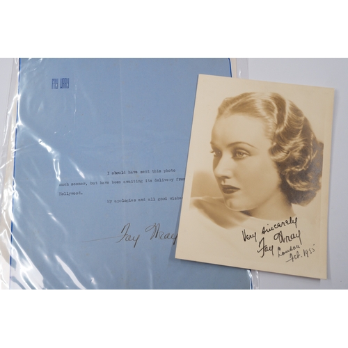 42 - Autographs and Show Business: Autographs and Show Business: The Beatrice Kerslake Collection of Earl... 