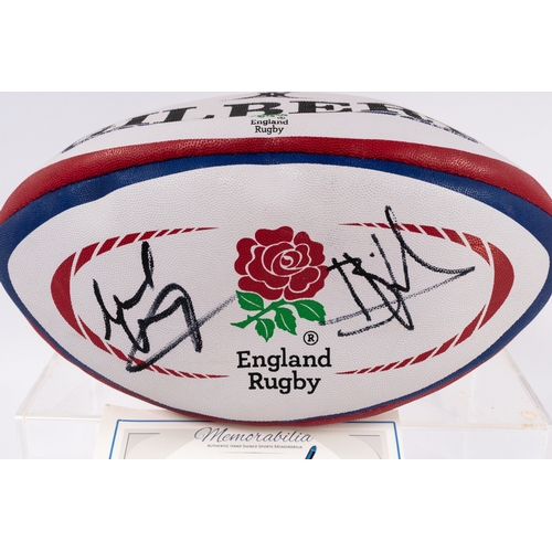 46 - Rugby Memorabilia Rugby Memorabilia: Official replica match ball, signed by Mako and Billy Vunipola,... 