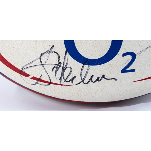 51 - Rugby Memorabilia: Rugby Memorabilia: Gilbert match ball signed by Eddie Jones, England Head Coach, ... 