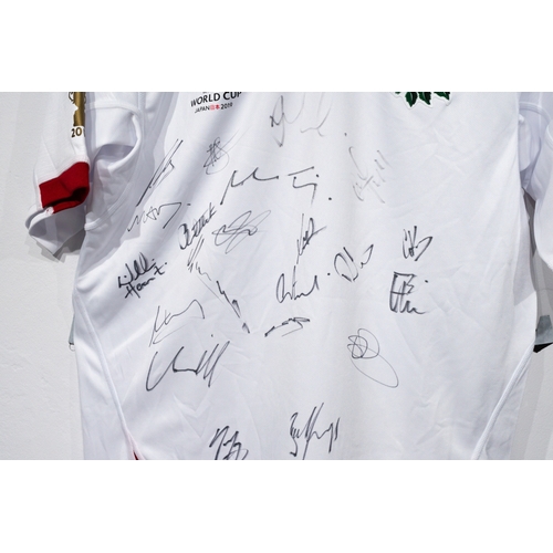 54 - Rugby Memorabilia: Rugby Memorabilia: Official England replica match shirt, Rugby World Cup, Japan 2... 