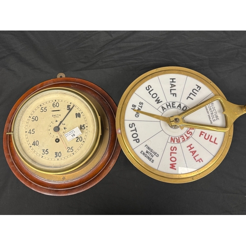 Maritime: Maritime: Brass ship's telegraph by 'Bloctube Controls ...