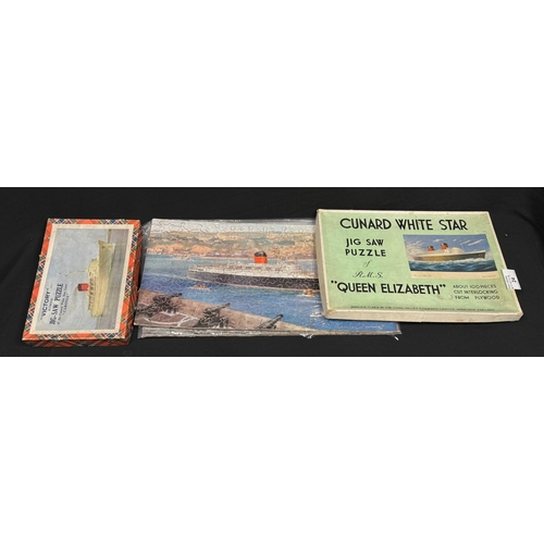 Ocean Liner: Ocean Liner: Boxed and unboxed jigsaws including Queen ...