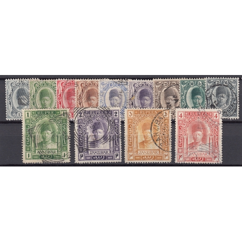 860 - 1908/9 set of 13 values to 4r FU, SG225/37