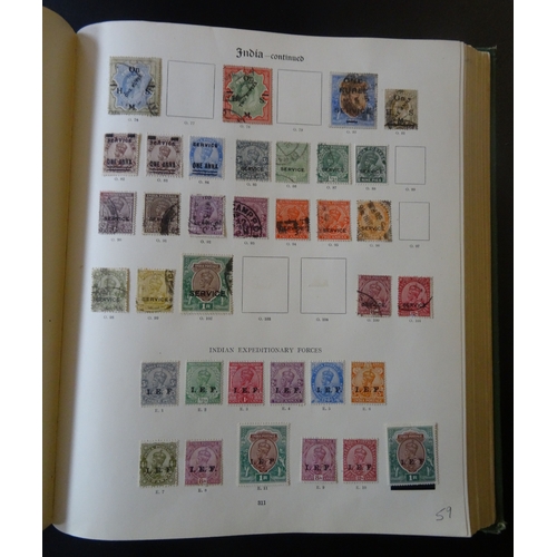 28 - A British Commonwealth collection in 2 New Imperial albums, mainly used, including GB from 1840 1d b... 