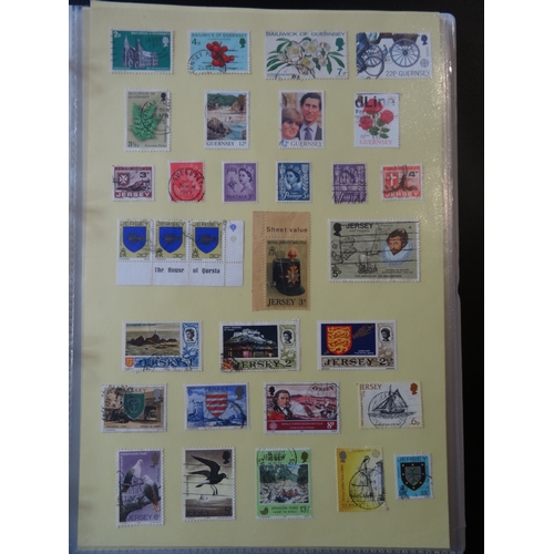 33 - A binder with mint (mounted) and used GB, face £80+, Channel Islands and Australia