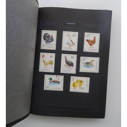 85 - An 'A-Z' Bird collection in 3 black springback albums including Abu Dhabi m, Albania u, Ascension to... 