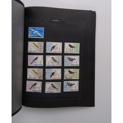 85 - An 'A-Z' Bird collection in 3 black springback albums including Abu Dhabi m, Albania u, Ascension to... 