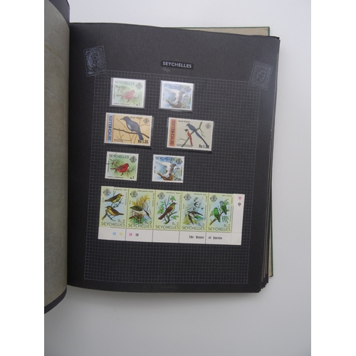 86 - World collection of mint & used Bird issues housed in 3 springback albums including, Albania m, Asce... 