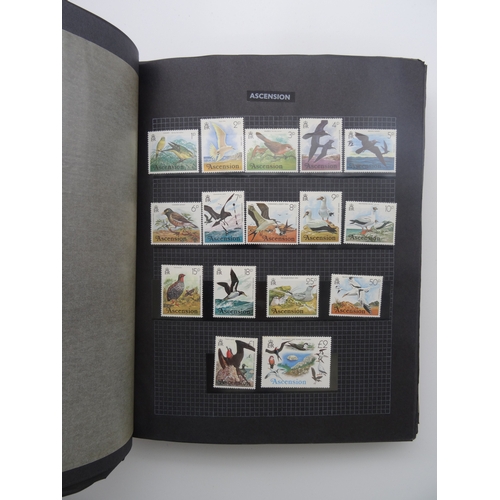 86 - World collection of mint & used Bird issues housed in 3 springback albums including, Albania m, Asce... 