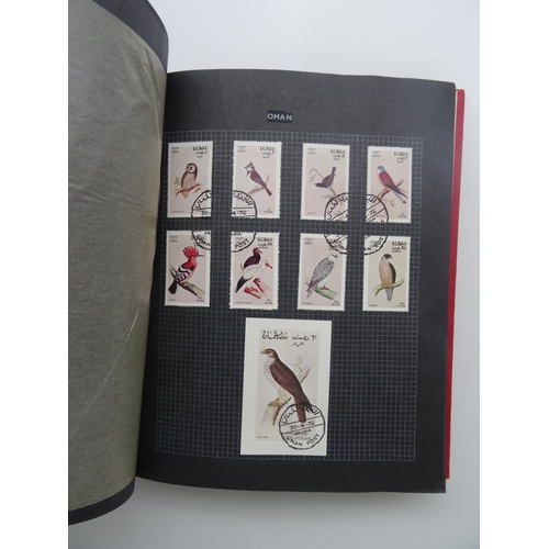 86 - World collection of mint & used Bird issues housed in 3 springback albums including, Albania m, Asce... 