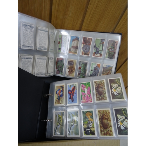 108 - A six volume collection of Trade and cigarette cards collection, in sets and parts sets, collected f... 