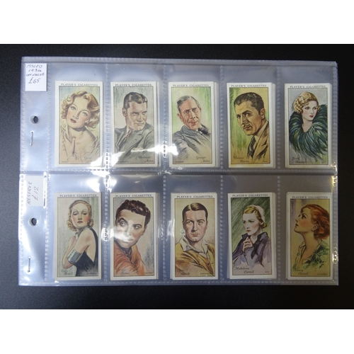 111 - 1934 Players Film Stars series of 50 in generally good condition, stc £65