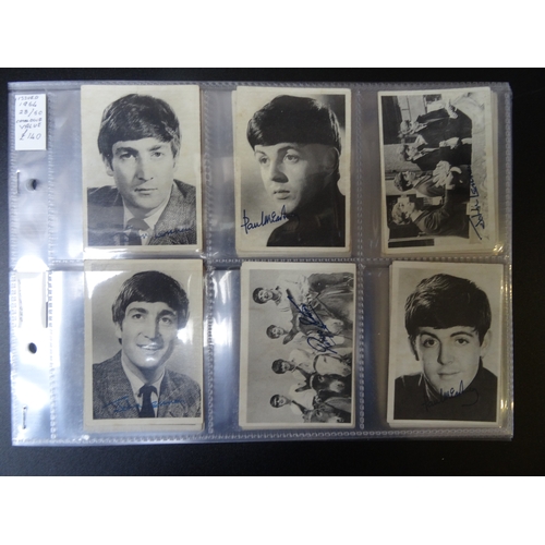 115 - 1964 A & BC Beatles (black and white) selection of odds in generally good condition, stc £140 (28)