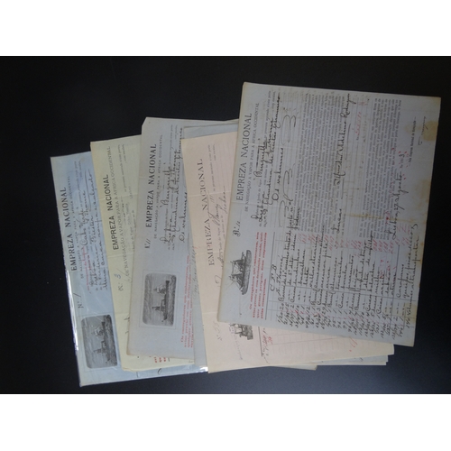 97 - A range of Spanish Shipping documents from 1880s-1900s, all different and in good condition (8)