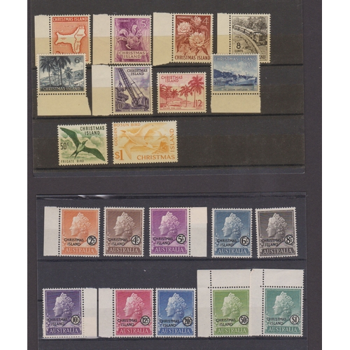 61 - Commonwealth mint selection on cards with many sets including A.A.T. Australia 1950s to 3/-, Birds t... 